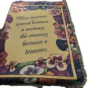 Caring Keepsakes Tapestries Blanket When Someone Special Becomes A Memory